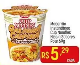 Muffato Macarrão instantâneo cup noodles nissin sabores oferta