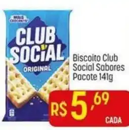 Muffato Biscoito club social original oferta