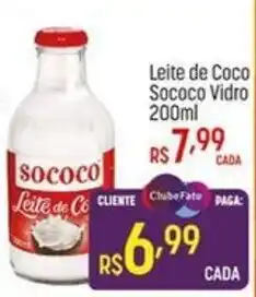 Muffato Leite de Coco Sococo Vidro oferta