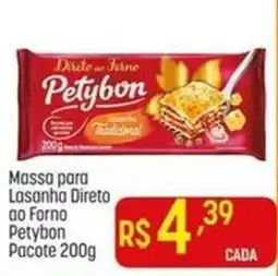 Muffato Massa para Lasanha Direto ao Forno Petybon oferta
