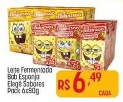 Muffato Leite fermentado bob esponja elegê sabores oferta
