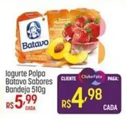 Muffato logurte polpa batavo sabores bandeja oferta