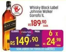 Muffato Whisky Black Label Johnnie Walker Garrafa 1l oferta