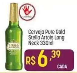 Muffato Cerveja Pure Gold Stella Artois Long Neck oferta