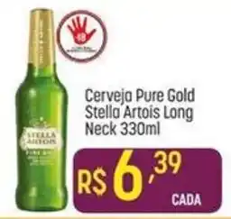 Muffato Cerveja Pure Gold Stella Artois Long Neck oferta