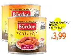 Atacadão Bordon - salsicha aperitivo oferta