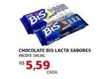 Assaí Atacadista Lacta - chocolate bis oferta