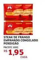 Assaí Atacadista Perdigão - steak de frango empanado congelado oferta