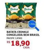 Assaí Atacadista Bem brasil - batata crinkle congelada oferta