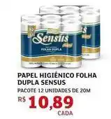 Assaí Atacadista Sensus - papel higiênico folha dupla oferta