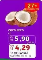 Assaí Atacadista Coco seco oferta