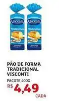 Assaí Atacadista Visconti - pão de forma tradicional oferta