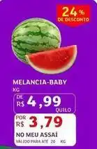 Assaí Atacadista De - melancia-baby oferta