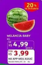 Assaí Atacadista Meu - melancia-baby oferta