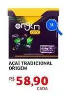 Assaí Atacadista Origem - açaí tradicional oferta