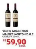 Assaí Atacadista Argentino - vinho malbec norton d.o.c oferta