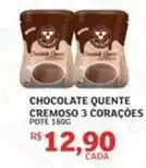 Assaí Atacadista 3 corações - chocolate quente cremoso oferta
