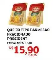 Assaí Atacadista President - queijo tipo parmesão fracionado oferta