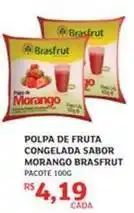 Assaí Atacadista Brasfrut - polpa de fruta congelada sabor morango oferta