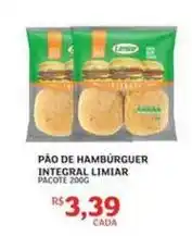 Assaí Atacadista Limiar - pão de hambúrguer integral oferta