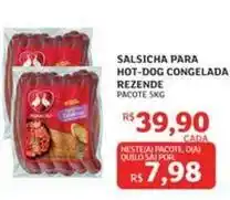 Assaí Atacadista Rezende - salsicha para hot-dog congelada oferta