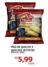 Assaí Atacadista Minas - pão de queijo 3 queijos oferta