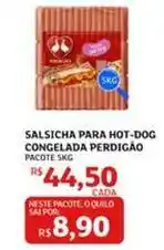 Assaí Atacadista Pacote - salsicha para hot-dog congelada oferta