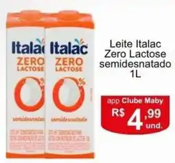 Maby Supermercados Leite italac zero lactose semidesnatado oferta