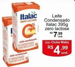 Maby Supermercados Leite condensado italac zero lactose oferta