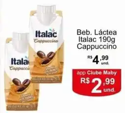 Maby Supermercados Beb. Láctea Italac Cappuccino oferta
