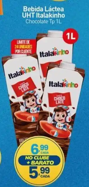 Rede Bom Lugar Bebida Láctea UHT Italakinho Chocolate oferta