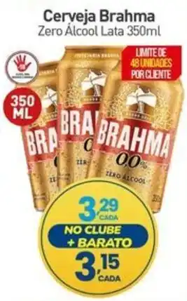 Rede Bom Lugar Cerveja brahma zero álcool lata oferta