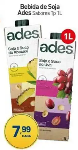 Rede Bom Lugar Bebida de Soja Ades Sabores Tp 1L oferta
