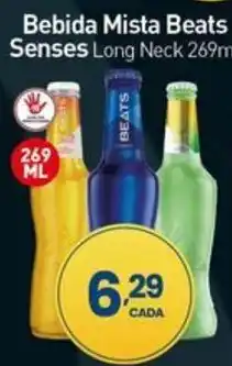 Rede Bom Lugar Bebida Mista Beats Senses Long Neck oferta