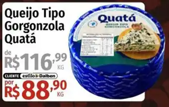 Supermercado Dalben Queijo tipo gorgonzola quatá oferta