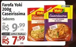 Supermercado Dalben Farofa yoki caseirissima sabores oferta