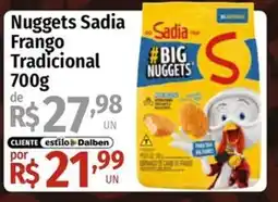 Supermercado Dalben Nuggets Sadia Frango Tradicional oferta