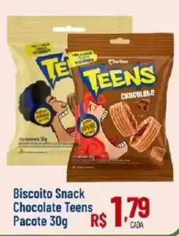 Max Atacadista Biscoito snack chocolate teens oferta