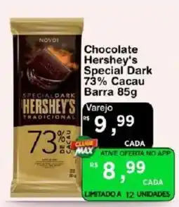 Max Atacadista Chocolate hershey's special dark 73% cacao oferta