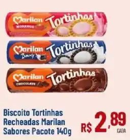 Max Atacadista Biscoito Tortinhas Recheadas Marilan Sabores oferta