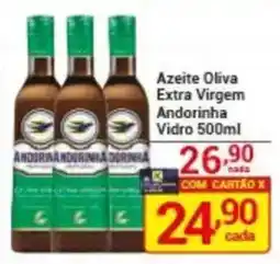 X Supermercados Azeite Oliva Extra Virgem Andorinha Vidro oferta