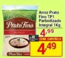 X Supermercados Arroz Prato Fino TP1 Parboilizado Integral oferta