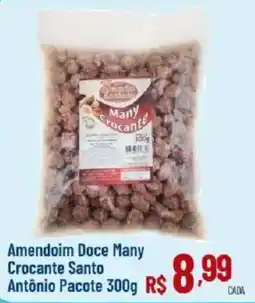 Max Atacadista Amendoim doce many crocante santo antônio pacote oferta