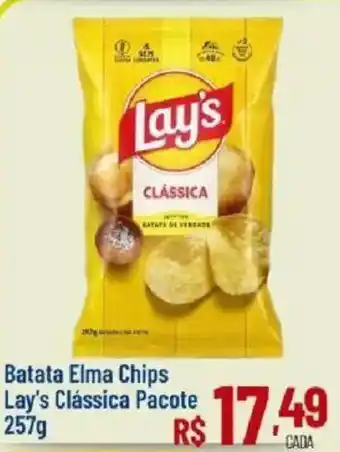 Batata elma chips lay's clássica pacote