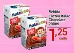 X Supermercados Bebida Láctea Italac Chocolate oferta