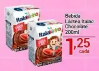 X Supermercados Bebida Láctea Italac Chocolate oferta
