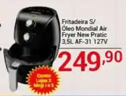 X Supermercados Fritadeira S/ Óleo Mondial Air Fryer New Pratic oferta