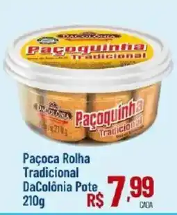Max Atacadista Paçoca Rolha Tradicional DaColônia Pote oferta