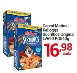 X Supermercados Cereal Matinal Kelloggs Sucrilhos Original oferta