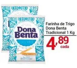 X Supermercados Farinha de trigo dona benta tradicional oferta